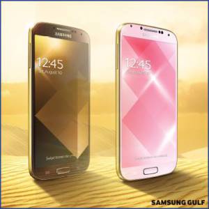 s4 gold pink