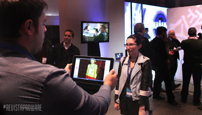 Digitalización 3D en vivo de RealSense IFS2014