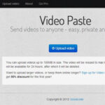 VideoPaste: comparte vídeos de manera privada y se auto destruyen