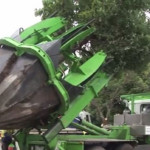 Máquina para re-ubicar árboles