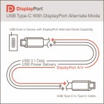 Conector USB reversible con audio y video
