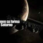 Como mantienen su forma los anillos de Saturno